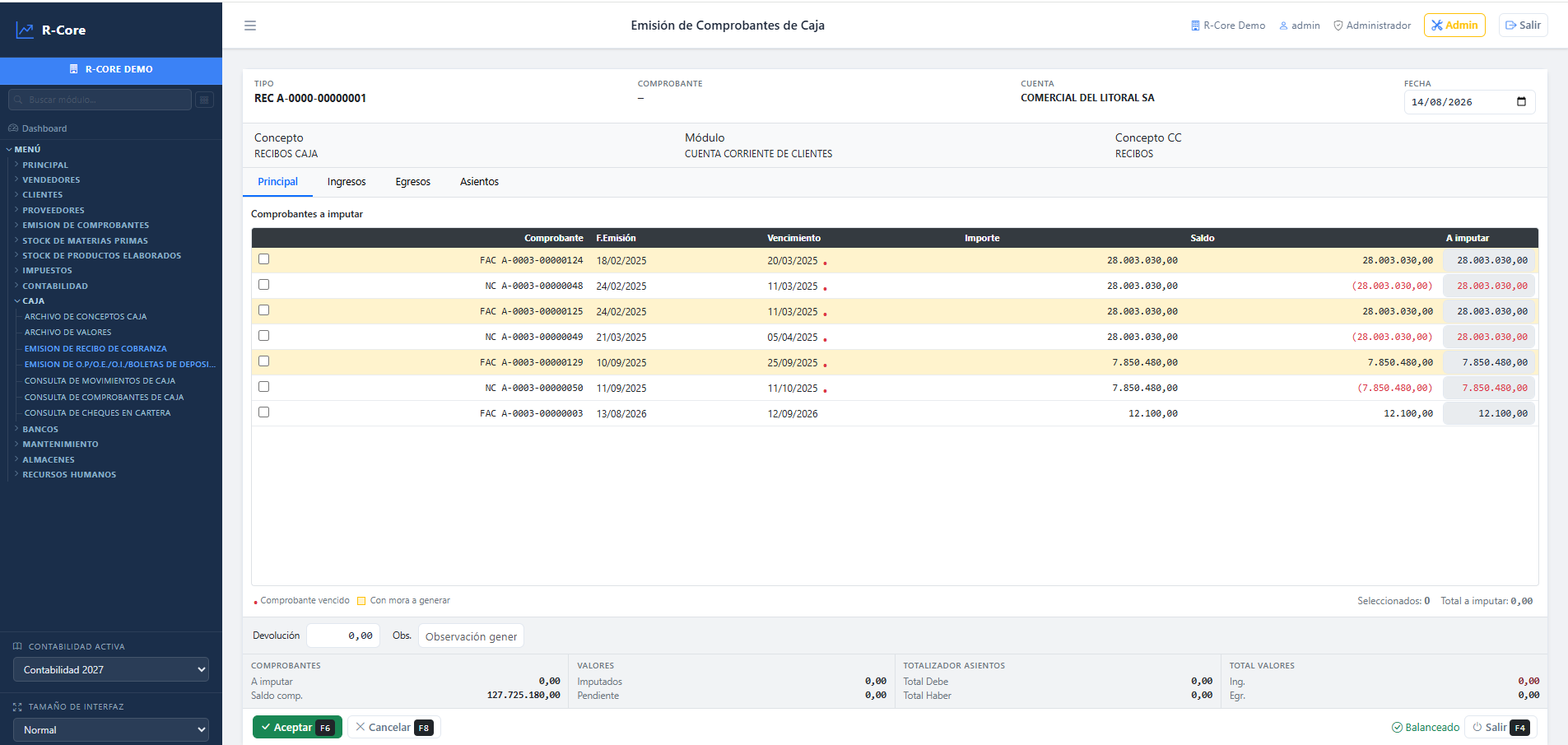 R-Core ERP